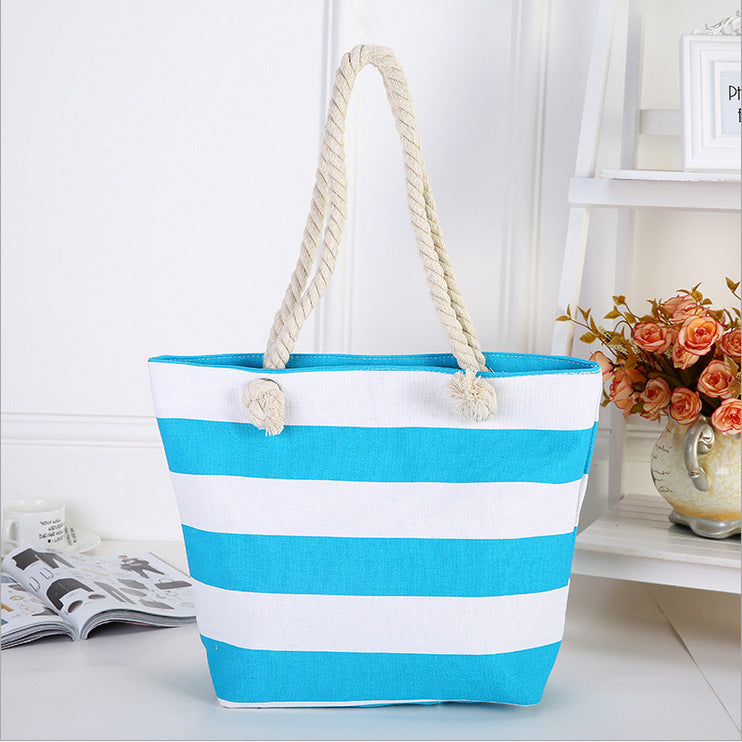 Beach bag made of high-quality canvas with robust rope handles Stornfield