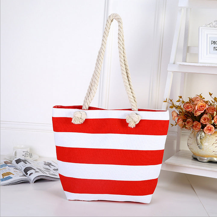 Beach bag made of high-quality canvas with robust rope handles Stornfield