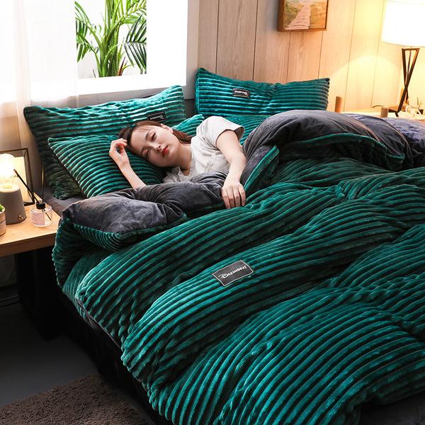 Stornfield | Thickened Corduroy Velvet Bedding Set