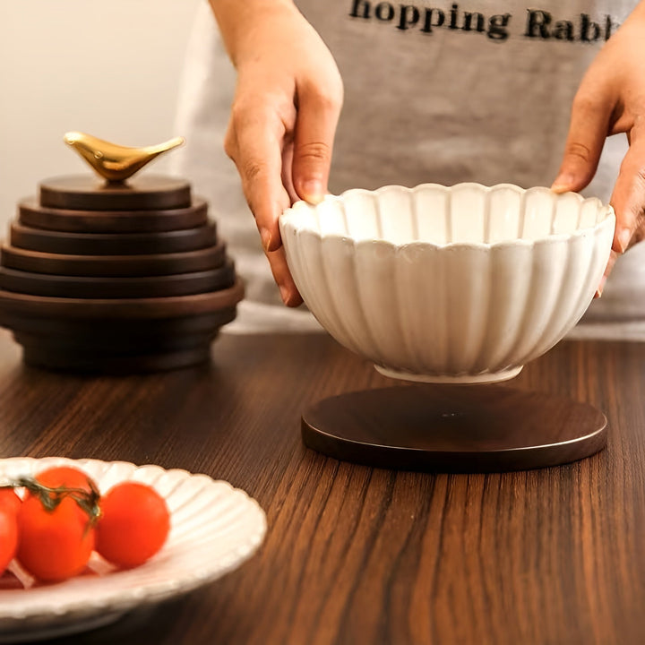 Walnut Wood Coaster – Heat Resistant & Anti-Scalding | Ideal for Cups, Glasses, and Pots | Stornfield