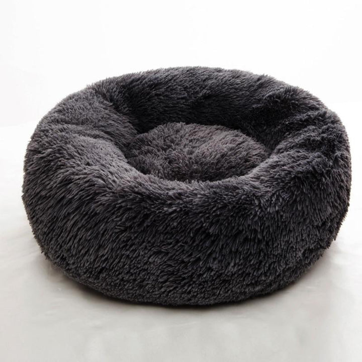 Stornfield | PawNest Soothing Donut Cat Bed | Round Plush Kennel | Stress-Reducing and Comfortable | Perfect for Cats and Small Dogs