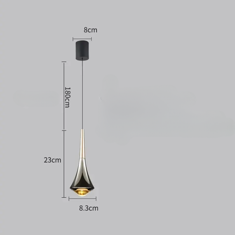 Modern silver-plated pendant light – Stylish lighting for dining room or kitchen | Stornfield