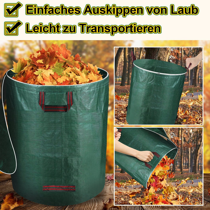Garden waste bag garden sack 272L with lid | Stornfield