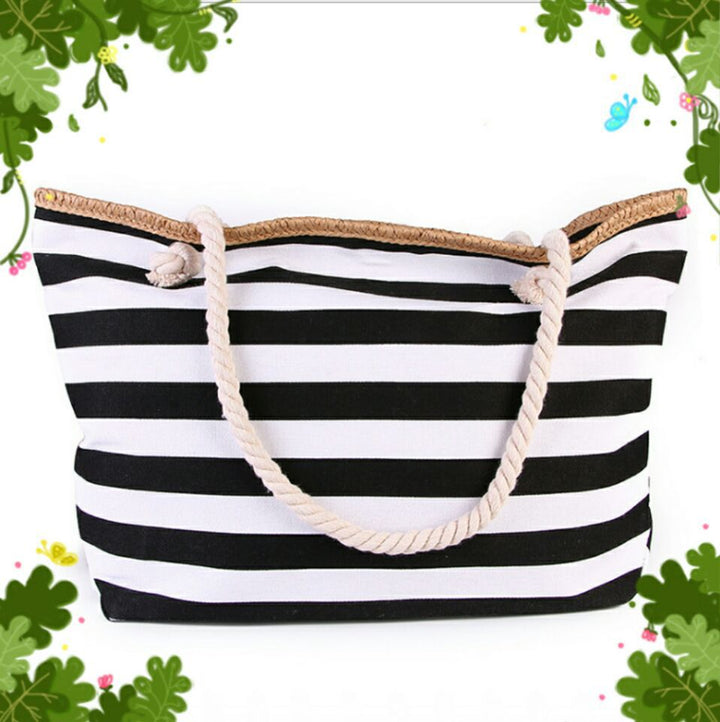 Beach bag made of high-quality canvas with sturdy rope handles Stornfield
