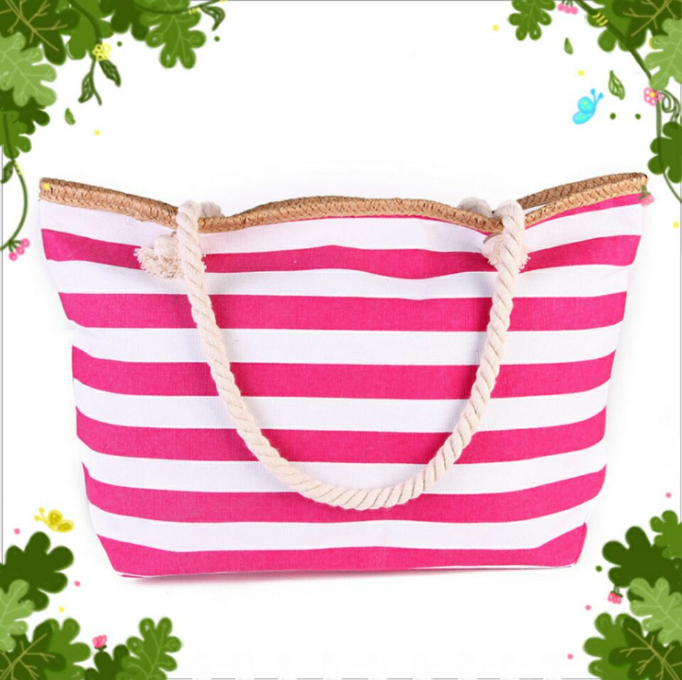 Beach bag made of high-quality canvas with sturdy rope handles Stornfield