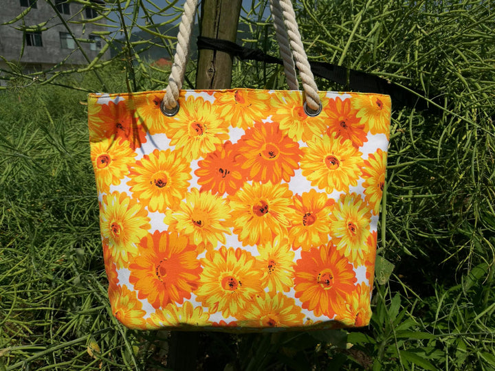 Flower Pattern Beach Bag Stornfield