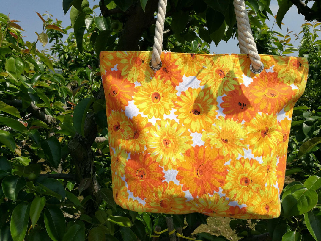Flower Pattern Beach Bag Stornfield