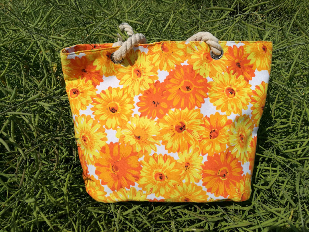 Flower Pattern Beach Bag Stornfield