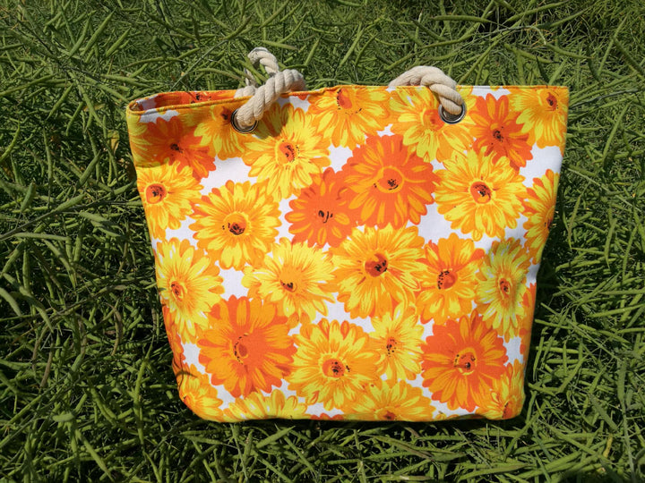Flower Pattern Beach Bag Stornfield