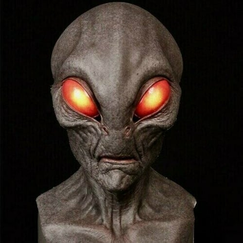 Realistic Alien Mask – Latex and Silicone Halloween Mask for Cosplay and Parties | Stornfield