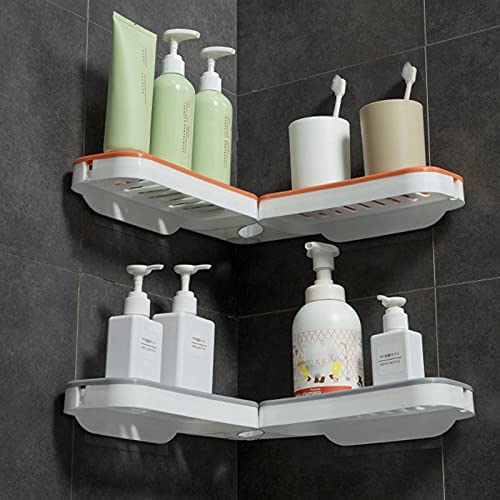 Bathroom 180° Rotatable Corner Punch-Free Rack | Stornfield