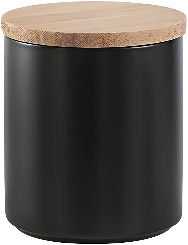 Ceramic storage container with bamboo lid – Natural design | Fresh storage for home | Stornfield