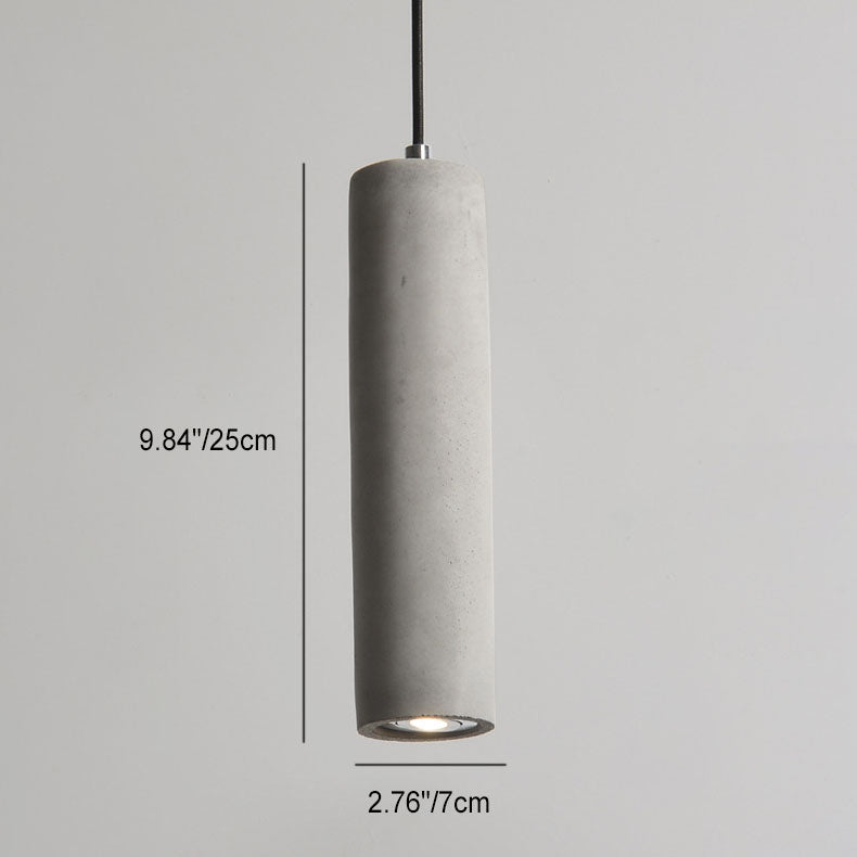Stornfield | StoneCast Industrial Concrete Cylindrical Sconce | 1-Light | Smooth or Rough Surface