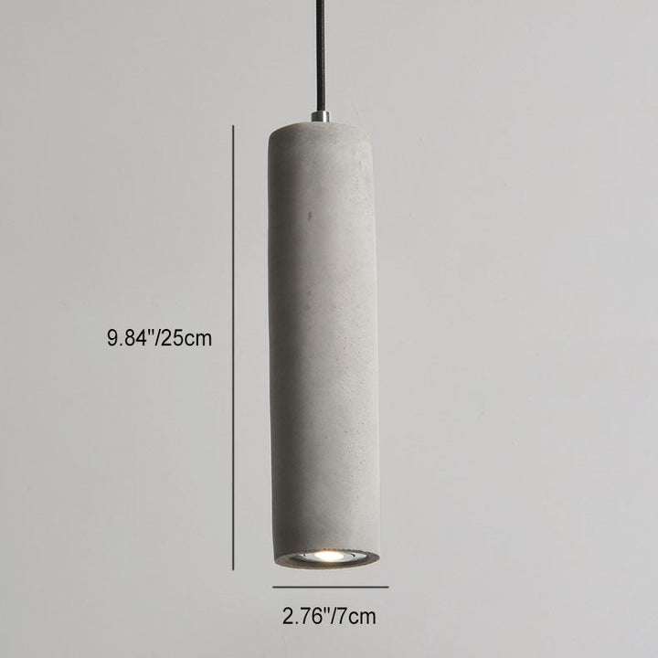 Stornfield | StoneCast Industrial Concrete Cylindrical Sconce | 1-Light | Smooth or Rough Surface