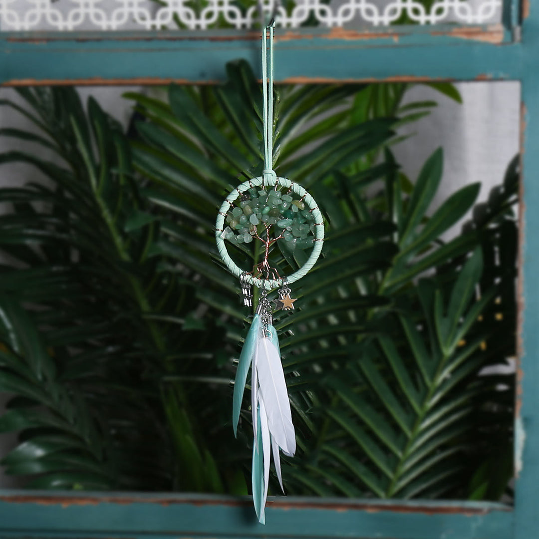 Stornfield | Frendorf Tree of Life Gemstone Dream Catcher Hanging Jewelry