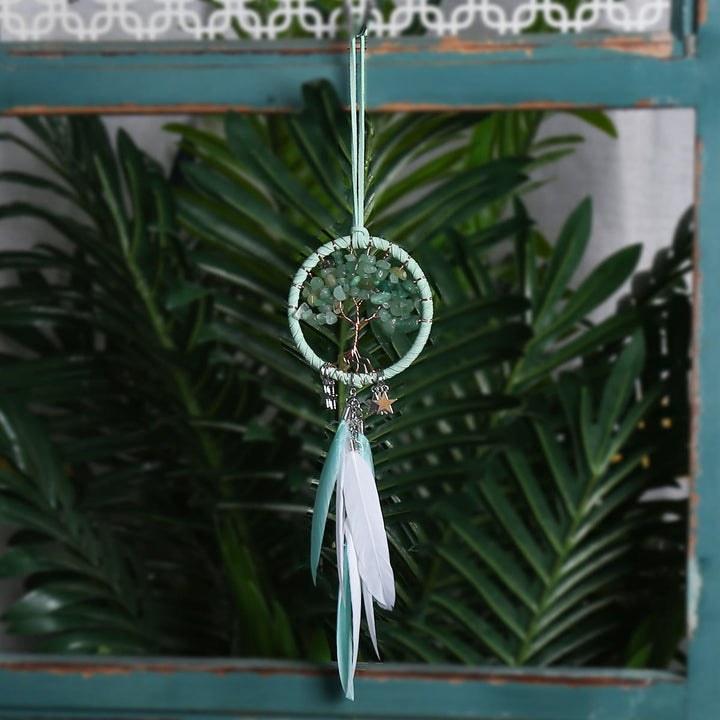 Stornfield | Frendorf Tree of Life Gemstone Dream Catcher Hanging Jewelry