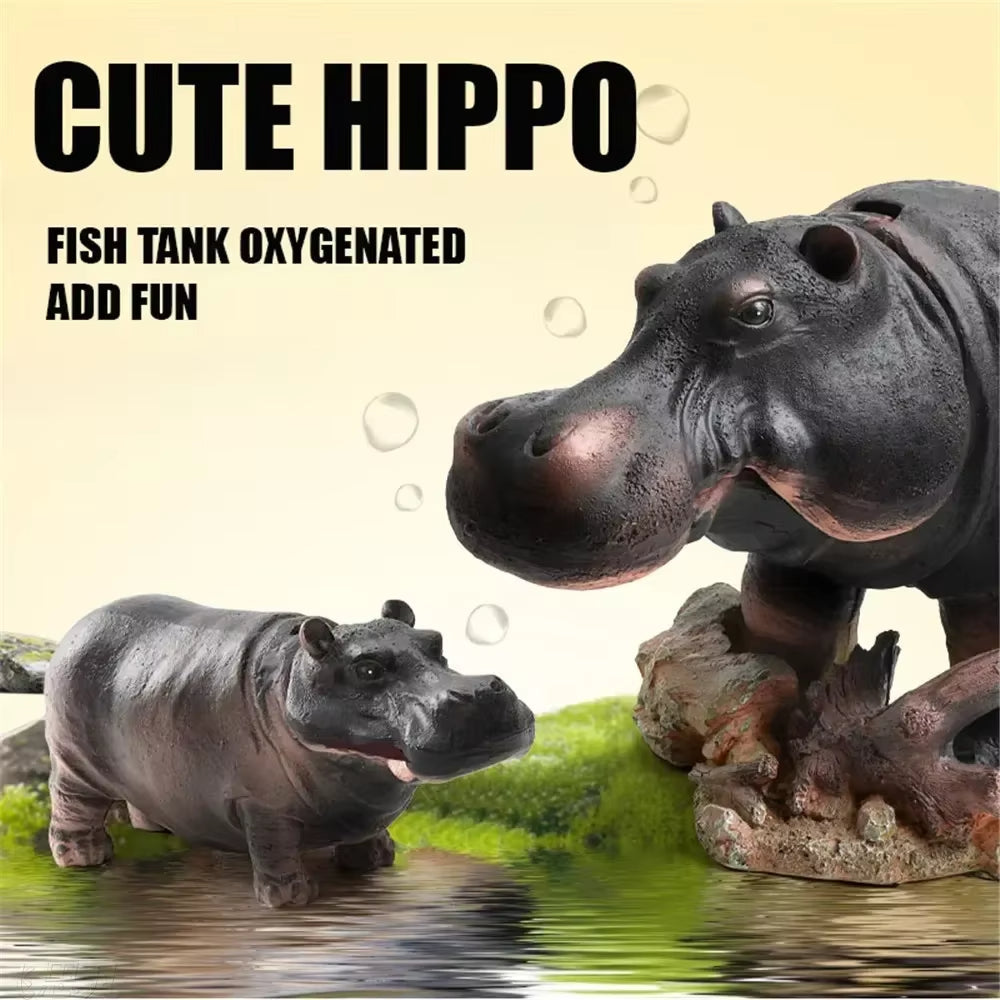 Mini Hippo Decorative Fish Tank Air BubStornfielder | Stornfield