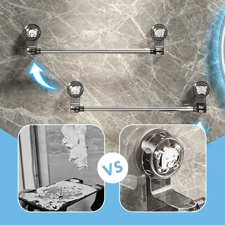 FlexiGrip Towel Holder — Unleash your space freedom with stylish organization without drill holes! | Stornfield