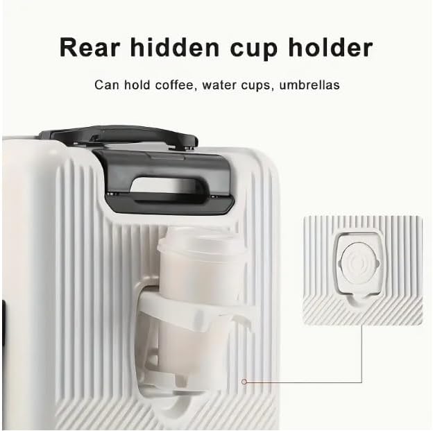 Hard Shell Carry-On with Cup Holder, USB Port & TSA Lock | Stornfield