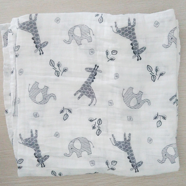 Cute Patterned Muslin Swaddle Blanket Stornfield