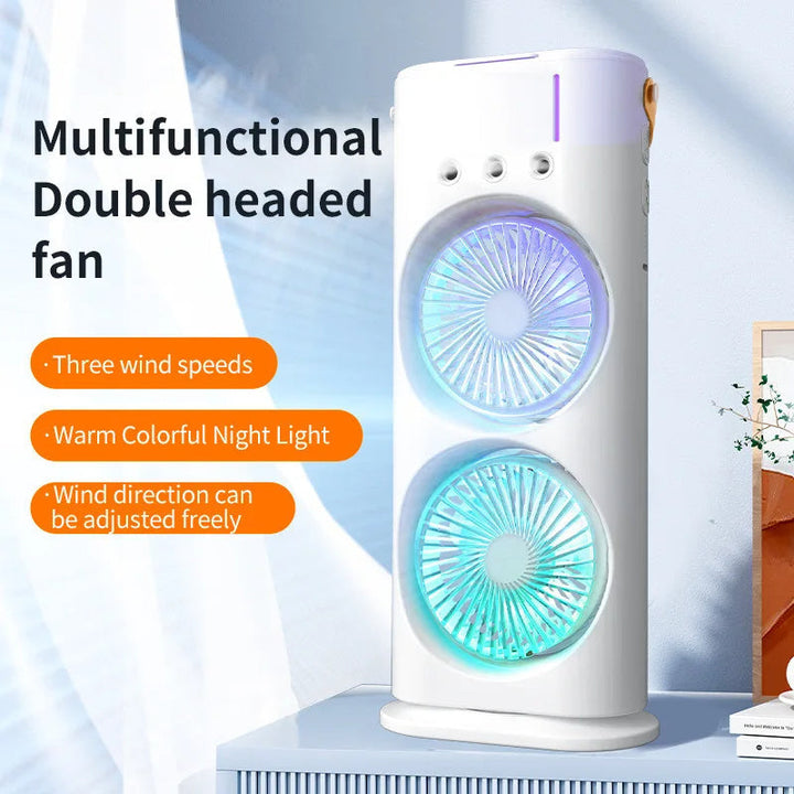 Double-Ended Spray Fan: Portable Air Cooler | Stornfield