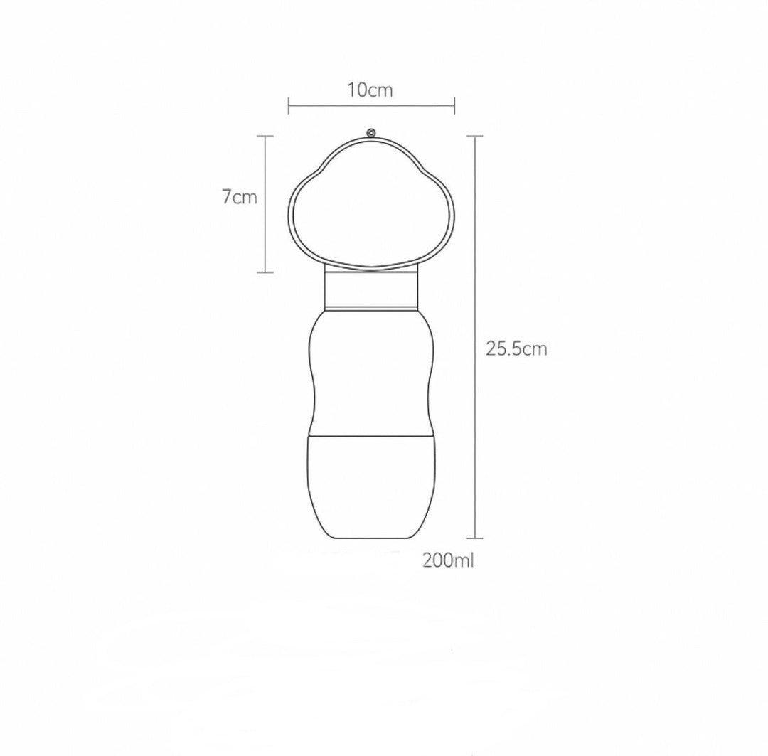 2in1 Smart Pet Portable Water Bottle Feeder | Stornfield