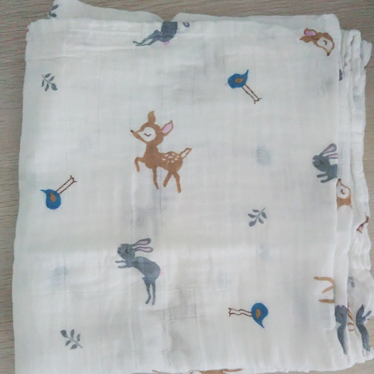 Cute Patterned Muslin Swaddle Blanket Stornfield