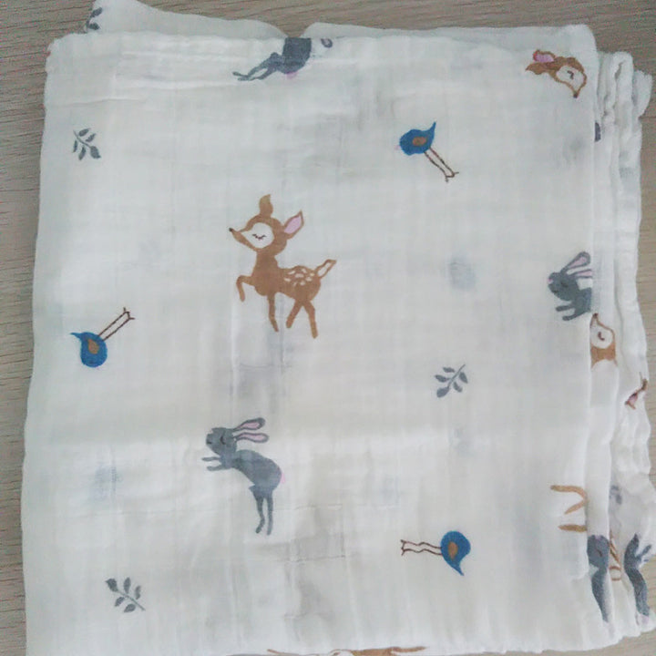 Cute Patterned Muslin Swaddle Blanket Stornfield