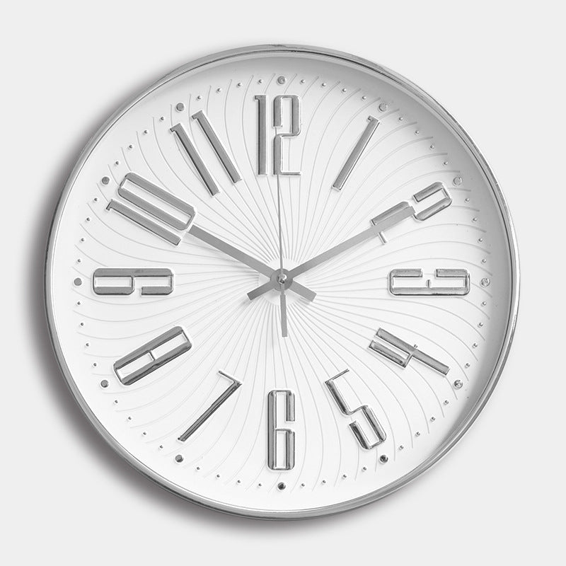 Stornfield | Large Letter Silent Classroom Clock 30cm Battery Operated
