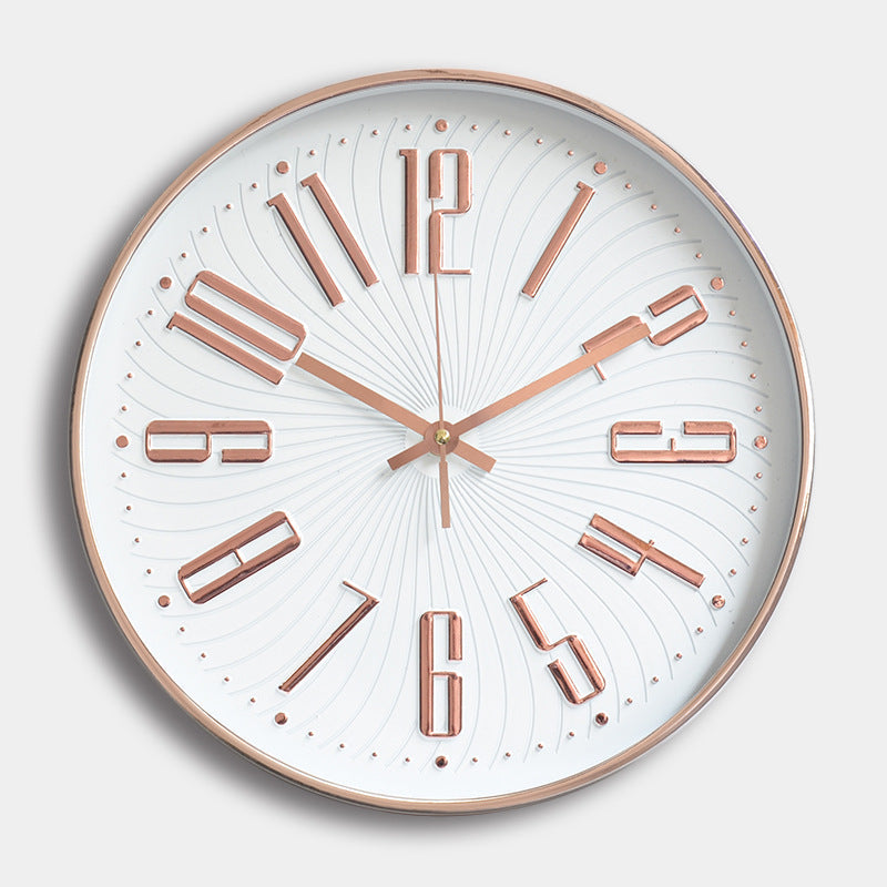 Stornfield | Large Letter Silent Classroom Clock 30cm Battery Operated