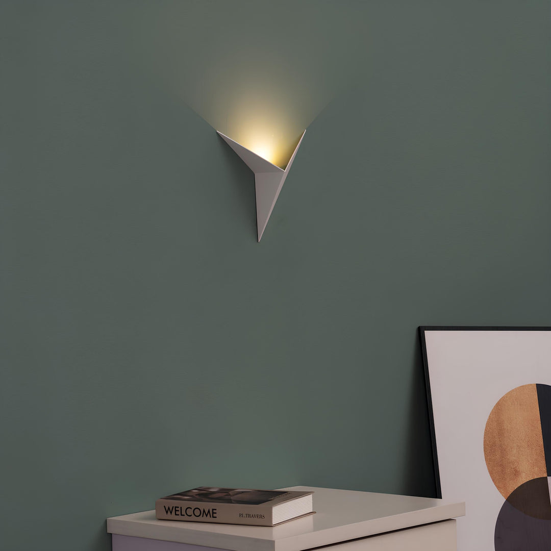 Modern Triangular Wall Lamp - TrigoLux | Stornfield