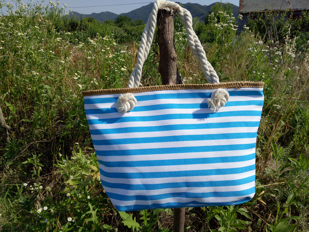 Beach bag made of high-quality canvas with sturdy rope handles Stornfield