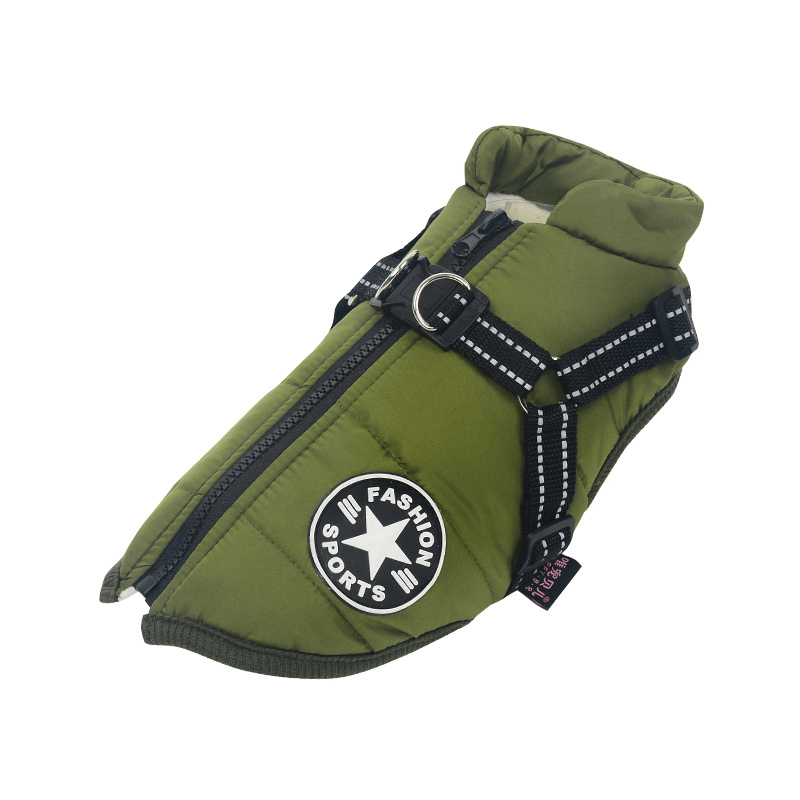 Winter Dog Jacket with Harness | Stornfield