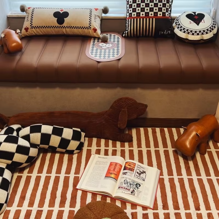 Stornfield | Retro Brown Rug