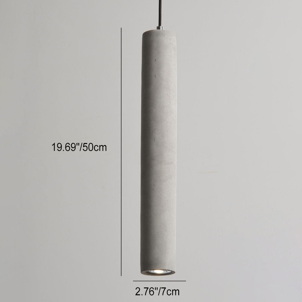 Stornfield | StoneCast Industrial Concrete Cylindrical Sconce | 1-Light | Smooth or Rough Surface