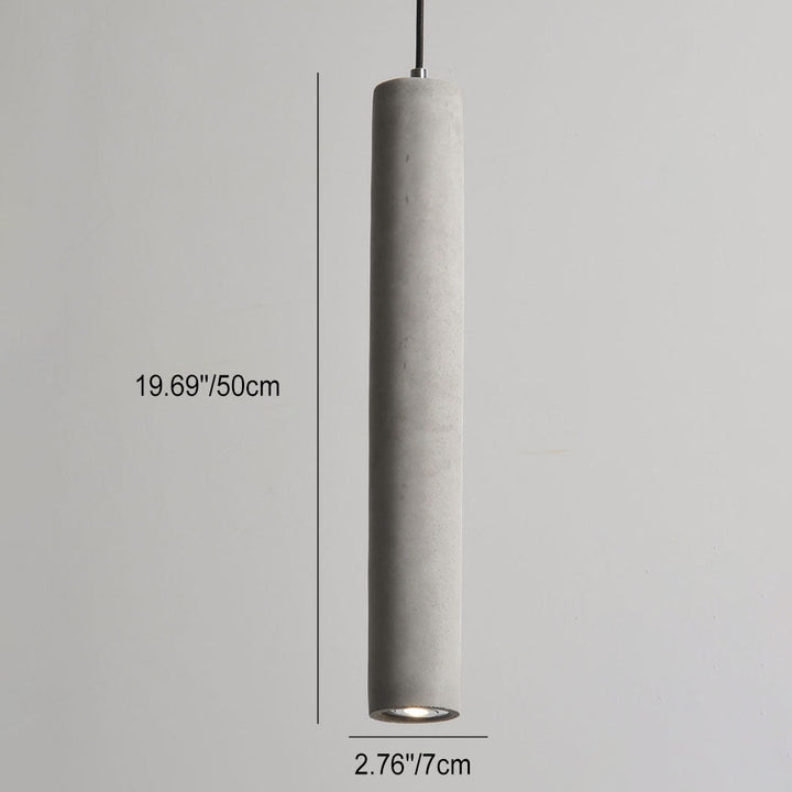 Stornfield | StoneCast Industrial Concrete Cylindrical Sconce | 1-Light | Smooth or Rough Surface