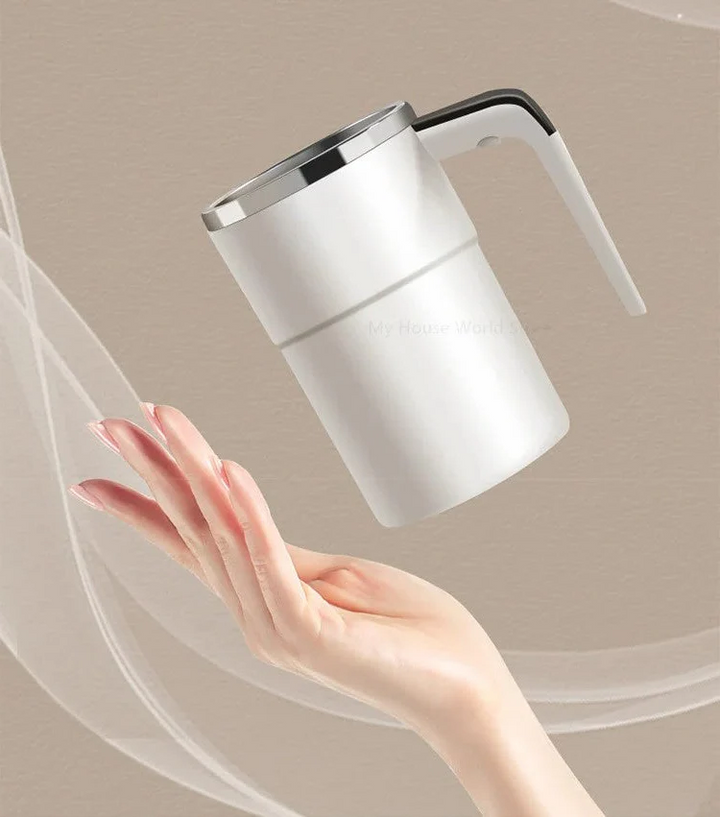Stornfield | Rechargeable Self-Stirring Coffee Mug – Portable Electric Stainless Steel Mixer with Magnetic Rotation for Effortless Brewing