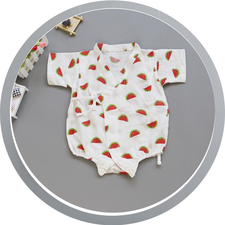 Cute Watermelon Print Baby Bodysuit Stornfield