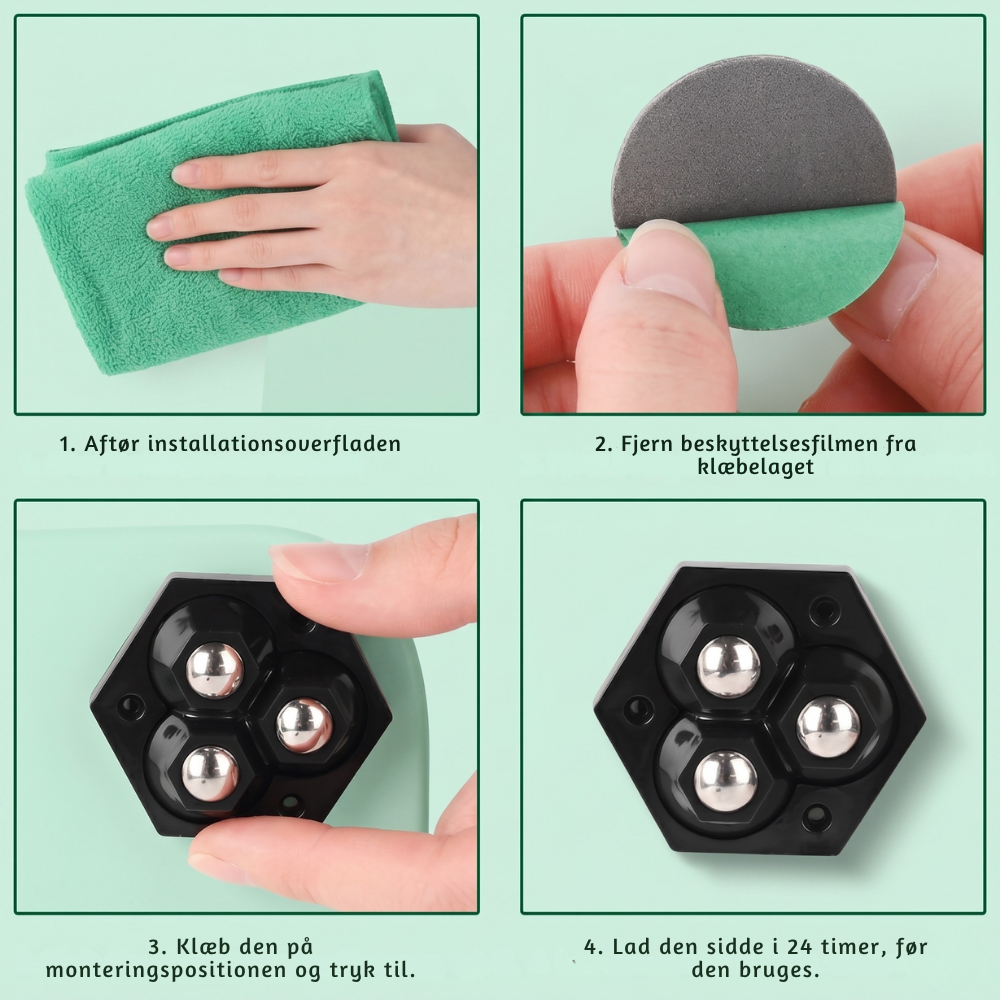 TriGlide 360° furniture wheels with bearings | Stornfield
