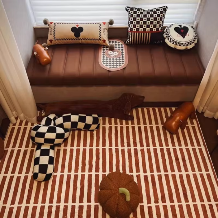 Stornfield | Retro Brown Rug