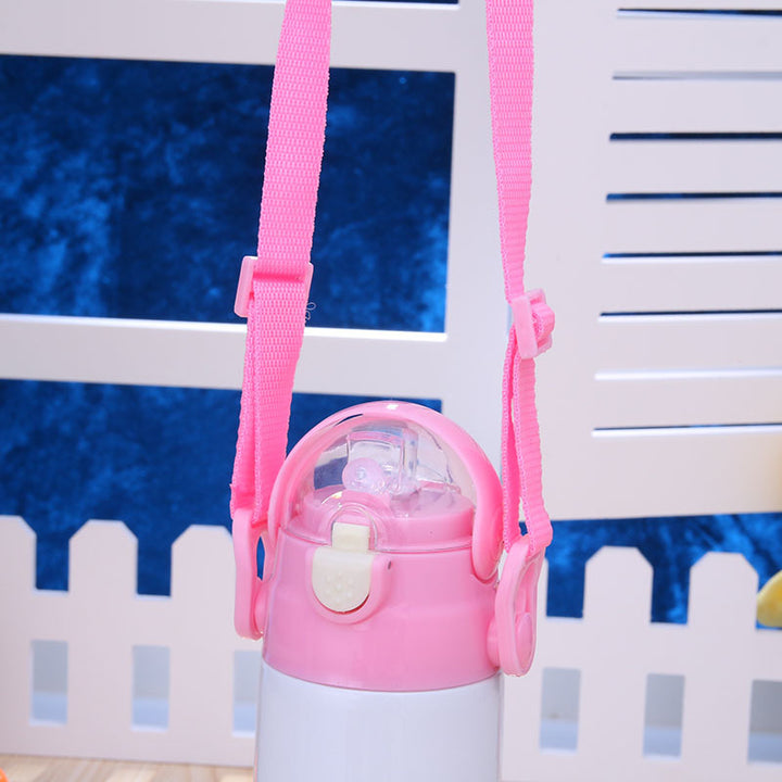 Ladies Practical Sports Water Bottle with Adjustable Carrying Strap Stornfield