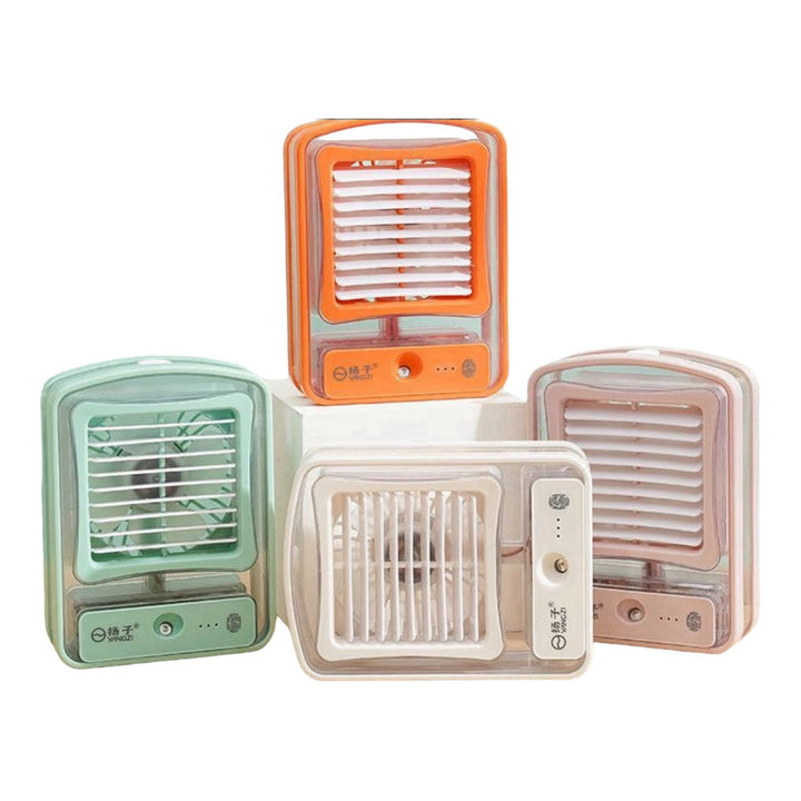 Water Cooled Desk Fan, With Humidifier Spray-Various Colours | Stornfield