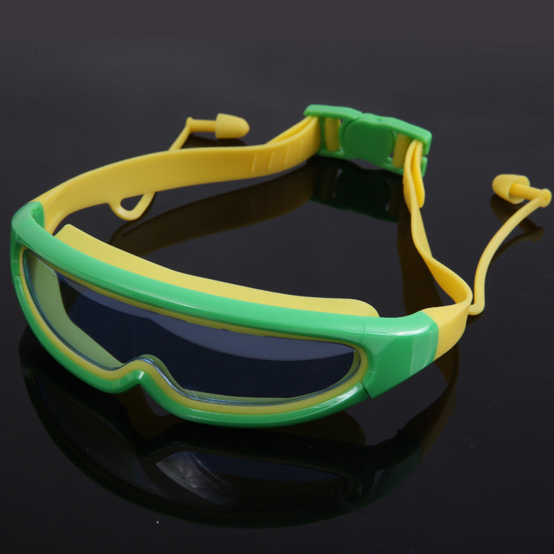 Sporty swimming goggles with adjustable wearing system Stornfield