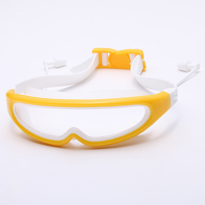 Sporty swimming goggles with adjustable wearing system Stornfield