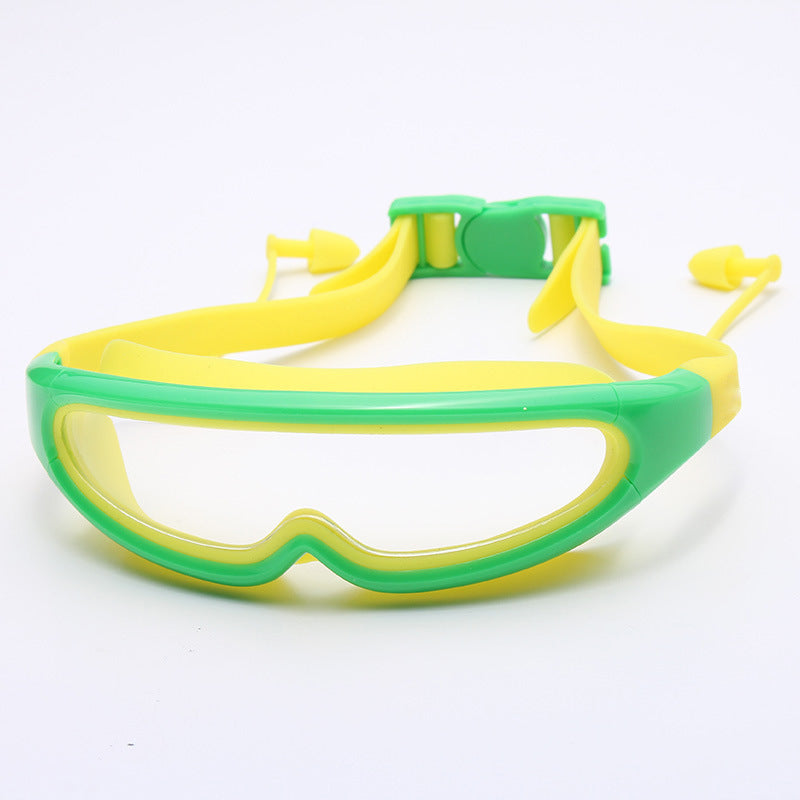 Sporty swimming goggles with adjustable wearing system Stornfield