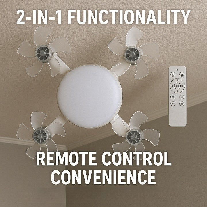 Sky Light LED Ceiling Fan Lamp | Stornfield