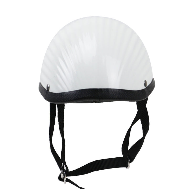 Classic Ribbed Motorcycle Helmet Stornfield