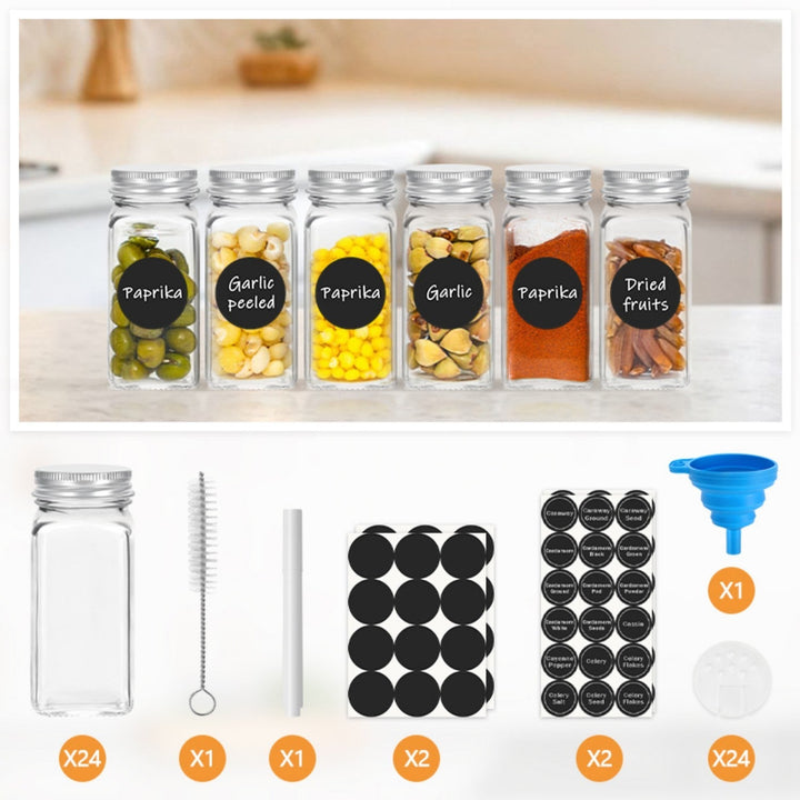 Flip Top Spice Bottle Spice Container 12 Pieces | Stornfield