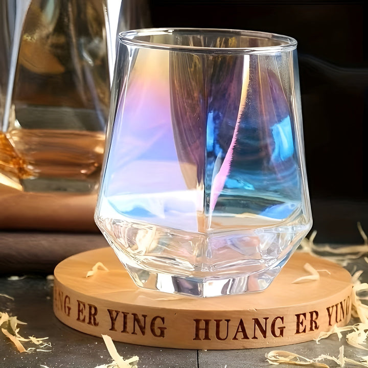 Glass Cup in Transparent Design, 4-Piece Set – Stylish and Decorative Design | 300 ml Glass Cup for Water, Juice, and Tea | Stornfield