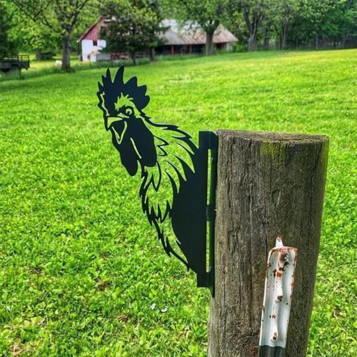 Outdoor Garden Farm Peeping Goat Metal Artwork Indoor Decoration | Stornfield